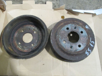 Барабан тормозной задний 96470999 Шевроле Авео Т200-250-255 Спарк М300 - цена за 1 штуку - БУ