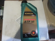 Трансмиссионное синтетика Dexron 6 1 литр ATFVI - KORSON