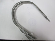 Хомут 40х120 х 7 мм пыльника Шрус рулевой рейки с перфорацией W4 нерж. сталь, - Technik